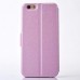 iPhone 6 6s 4.7 -Bling Bling Rhinestone PU Flip Stand Phone Protective Cover Case with Magnet Clip - Pink